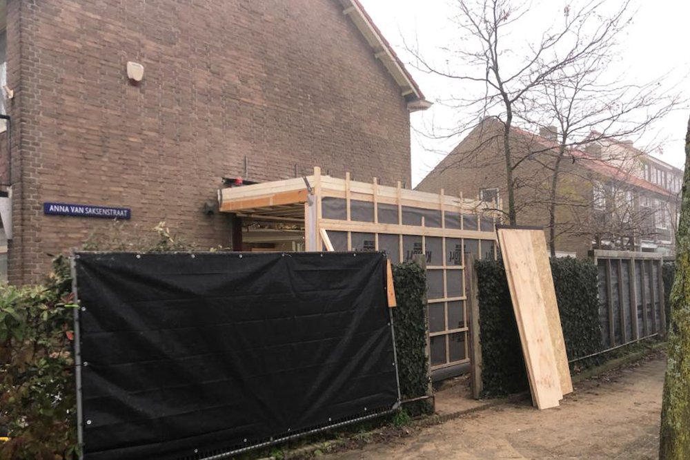 Bouwbedrijf Vrasdonk Graaf Jankade Alkmaar huis buiten aanbouw ervoor 4